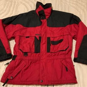 Cornice Red and Black Ski Jacket L VTG